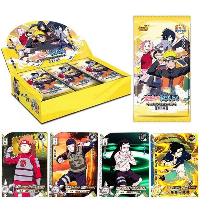Naruto Cards Caixa Booster Oficial Nível 1 Wave 2 36 Pacotes - 180